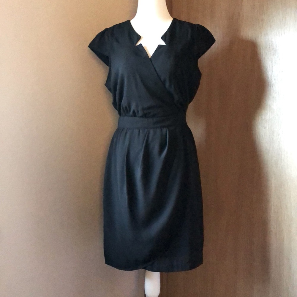 XOXO faux wrap mini dress